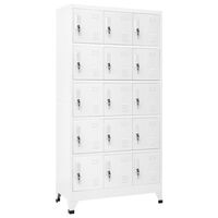 vidaXL Armadietto con Serratura Grigio Chiaro 90x40x180 cm in Acciaio