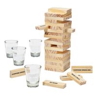 HI Juego de chupitos con torre madera