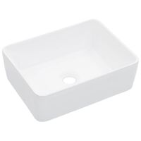 vidaXL fehér kerámia mosdókagyló 40 x 30 x 13 cm