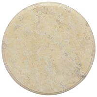 vidaXL Blat do stołu, kremowy, Ø40 x 2,5 cm, marmur