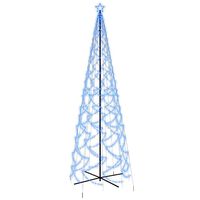 vidaXL Julgranskon blå 1400 LEDs 160x500 cm