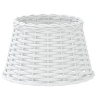vidaXL Lamp Shade White Ø38x23 cm Wicker