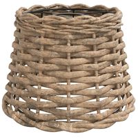 vidaXL Ceiling Lamp Shade Brown Ø20x15 cm Wicker