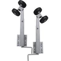 vidaXL Dvojna opora za premec za prikolico za čoln 2 kosa 59 - 84 cm