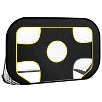 vidaXL Porta da Calcio con Bersagli 120x80x80 cm in Poliestere