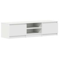 vidaXL tv-bord 140x40x35,5 cm konstrueret træ hvid