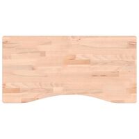 vidaXL Stolová doska 80x(36-40)x1,5 cm masívny buk