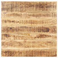 vidaXL Table Top Solid Mango Wood 25-27 mm 60x60 cm
