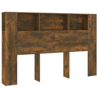 vidaXL füstös tölgyszínű áthidaló szekrény 160x18,5x104,5 cm