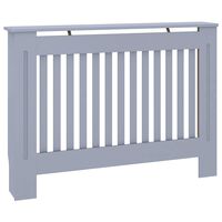vidaXL Radiator Cover Anthracite 112x19x81.5 cm MDF