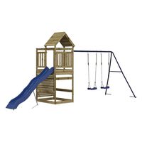 vidaXL Set da Gioco da Esterno in Legno di Pino Impregnato