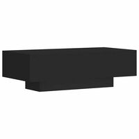 vidaXL Sohvapöytä musta 100x49,5x31 cm tekninen puu