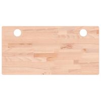 vidaXL skrivebordsplade 80x40x4 cm massivt bøgetræ