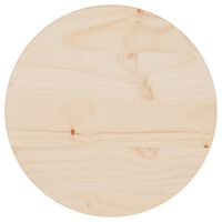 vidaXL Blat stołu, Ø30x2,5 cm, lite drewno sosnowe