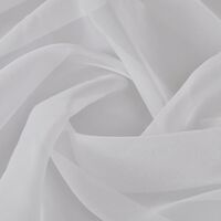 Voile audums 1,45 x 20 cm, balts