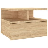 vidaXL Kelluva yöpöytä Sonoma-tammi 40x31x27 cm tekninen puu