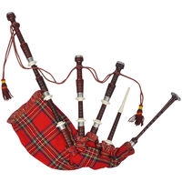 vidaXL skotu dūdas, Great Highland, karaliski sarkanais rūtojums