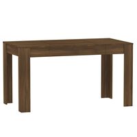 vidaXL Jídelní stůl hnědý dub 140 x 74,5 x 76 cm kompozitní dřevo