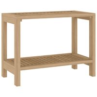 vidaXL Table d'appoint de salle de bain 60x30x45cm bois de teck solide