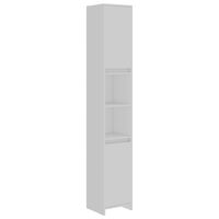 vidaXL Dulap de baie, alb, 30x30x183,5 cm, lemn prelucrat
