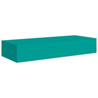 vidaXL Nástěnná police se zásuvkou modrá 60 x 23,5 x 10 cm MDF