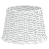 vidaXL Abajur Ø40x26 cm vime branco