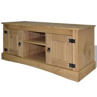vidaXL Szafka TV w meksykańskim stylu Corona, sosna, 120x40x52 cm