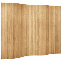 vidaXL rumdeler bambus 250x165 cm naturfarvet