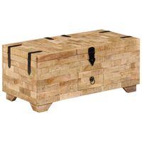 vidaXL Konferenční stolek masivní mangovníkové dřevo 80 x 40 x 35 cm