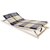 vidaXL Rete a Doghe 7 Zone senza Materasso con 42 Doghe 70x200 cm