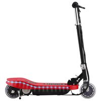 vidaXL Patinete eléctrico con LED rojo 120 W