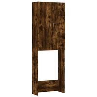 vidaXL Pesukonekaappi savutammi 64x25,5x190 cm