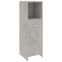 vidaXL Dulap de baie, gri beton, 30 x 30 x 95 cm, lemn prelucrat