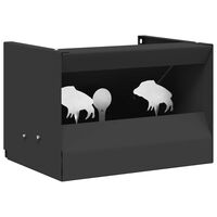 vidaXL skydekasse magnetisk 4 + 1 skydeskiver vildsvinsmotiv