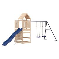 vidaXL Set da Gioco da Esterno in Legno Massello di Pino