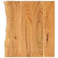 vidaXL tömör akácfa fürdőszoba piperepolc 58x52x2,5 cm