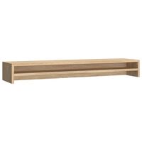 vidaXL sonoma tölgy színű szerelt fa monitorállvány 100 x 24 x 13 cm