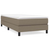 vidaXL Okvir za krevet bez madraca smeđesivi 80x200cm od tkanine