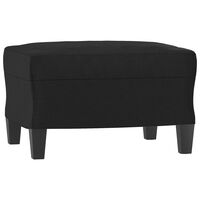 vidaXL Taburet, negru, 60x50x41 cm, piele ecologică