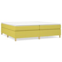 vidaXL Bettgestell ohne Matratze Grün 200x200 cm Stoff