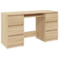 vidaXL Psací stůl dub sonoma 140 x 50 x 77 cm kompozitní dřevo