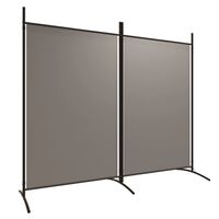 vidaXL Parawan 2-panelowy, antracytowy, 175x180 cm, tkanina