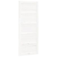 vidaXL Schuifdeur 80x1,8x204,5 cm massief grenenhout wit