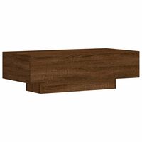 vidaXL Coffee Table Brown Oak 100x49.5x31 cm Engineered Wood