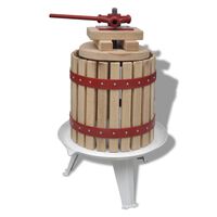 vidaXL manuālā vīna un sidra spiede, 12 L