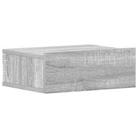 vidaXL Плаващо нощно шкафче сив сонома 40x30x15 см инженерно дърво