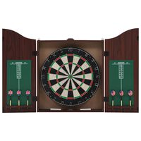 vidaXL szizálból készült profi darts tábla szekrénnyel és 6 nyíllal
