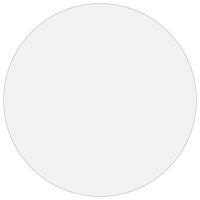 vidaXL Mata ochronna na stół, przezroczysta, Ø 60 cm, 2 mm, PVC