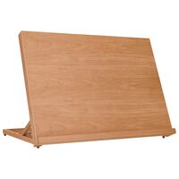 vidaXL Cavalletto da Tavolo 65x48x7 cm in Legno Massello di Faggio