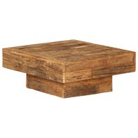 vidaXL Konferenční stolek z masivních recyklovaných pražců 70x70x30 cm